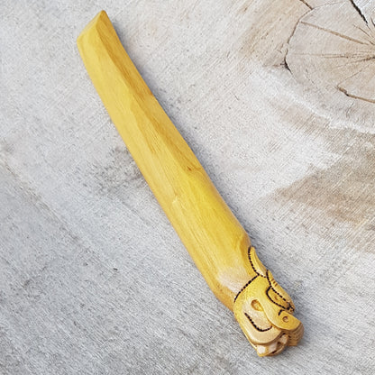 Wooden knife tanto Deluxe Dragon - Robinia Wood