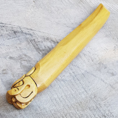 Wooden knife tanto Deluxe Dragon - Robinia Wood