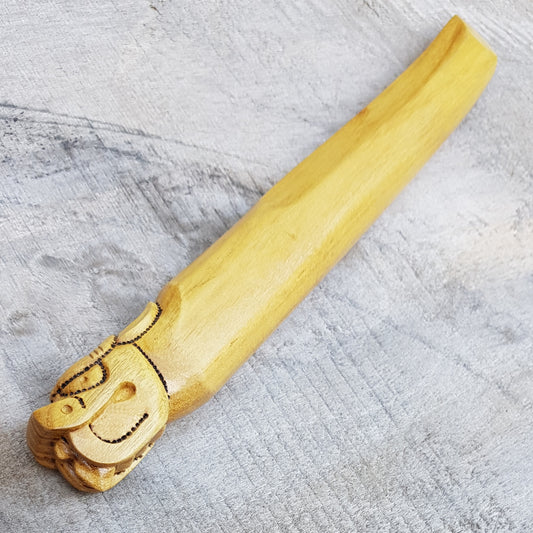 Wooden knife tanto Deluxe Dragon - Robinia Wood