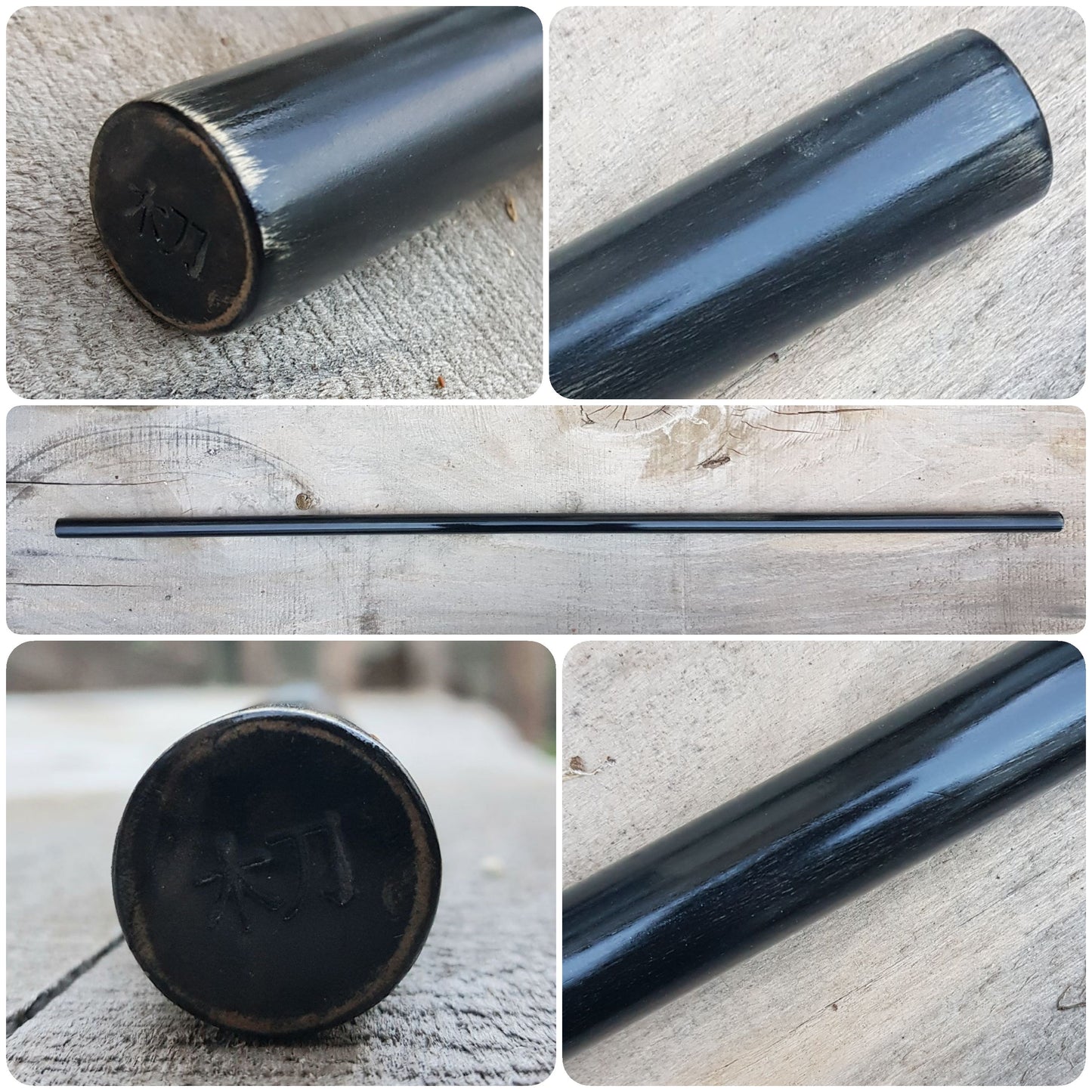 Wooden Jo staff for aikido jodo kobudo 128 cm (50.4") - European Hornbeam