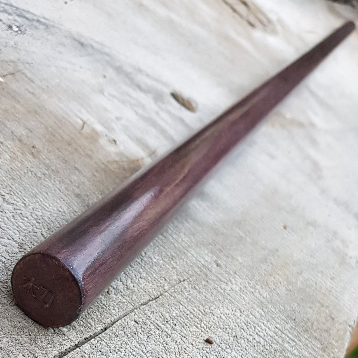 Wooden Jo staff for aikido jodo kobudo 128 cm (50.4") - European Hornbeam