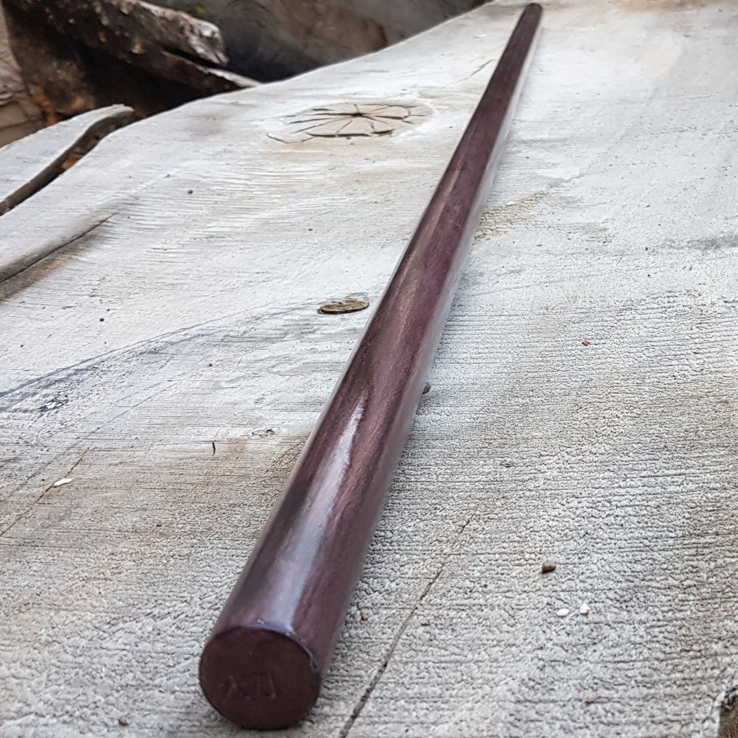 Wooden Jo staff for aikido jodo kobudo 128 cm (50.4") - European Hornbeam