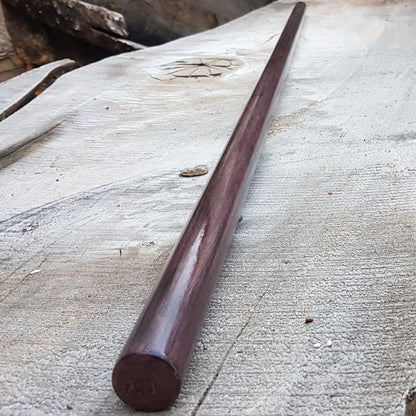 Wooden Jo staff for aikido jodo kobudo 128 cm (50.4") - European Hornbeam