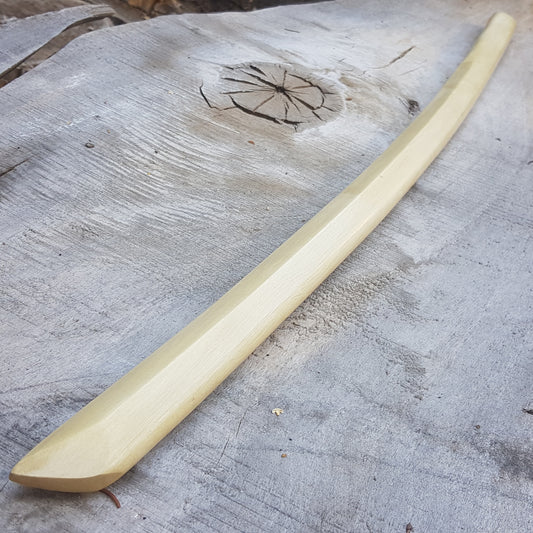 Wooden bokken - Japanese sword - Bokuto 90 cm (35.5") - Aikido and Kendo - European Hornbeam