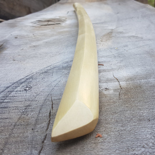 Wooden bokken - Japanese sword - Bokuto 90 cm (35.5") - Aikido and Kendo - European Hornbeam
