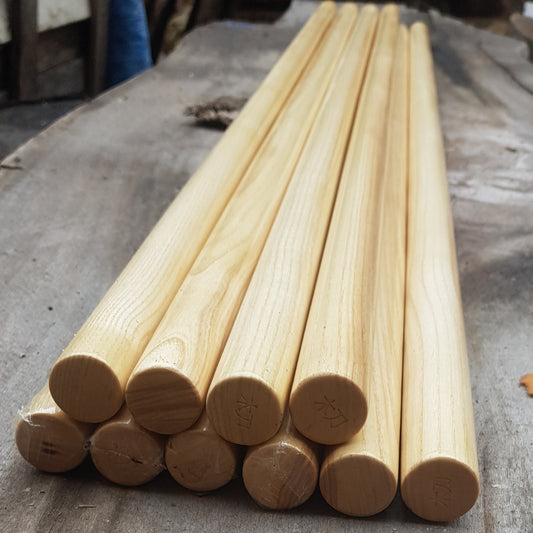 Wooden Jo staff for aikido jodo kobudo 128 cm (50.4") - European Ash - 10 pcs (20% off)