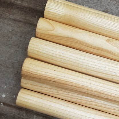 Wooden Jo staff for aikido jodo kobudo 128 cm (50.4") - European Ash - 10 pcs (20% off)