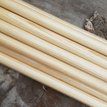 Wooden Jo staff for aikido jodo kobudo 128 cm (50.4") - European Ash - 10 pcs (20% off)