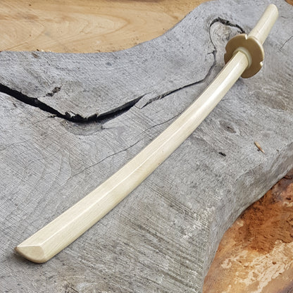 Japanese Bokken Daito 102 (40.1") with tsuba - Aikido,Kendo - European hornbeam