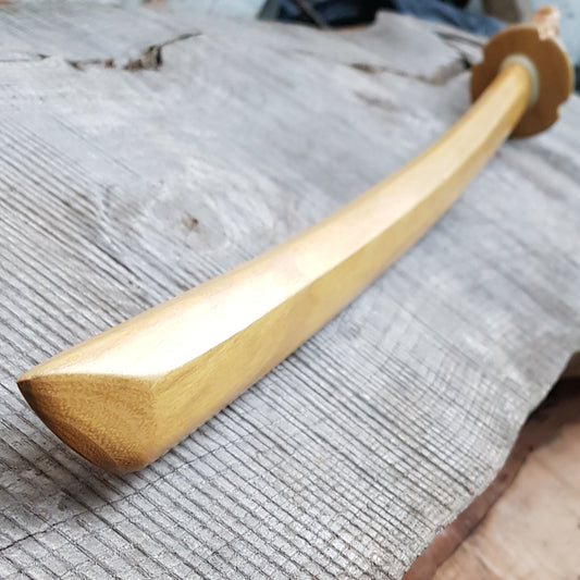 Wooden Bokken Daito Deluxe Dragon 102 (40.1") cm with tsuba- Aikido, Kenjutsu - Robinia Wood
