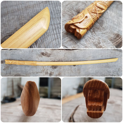 Дерев'яний Bokken Daito Deluxe Dragon 102 (40,1") см - Айкідо, Кендзюцу - Robinia Wood