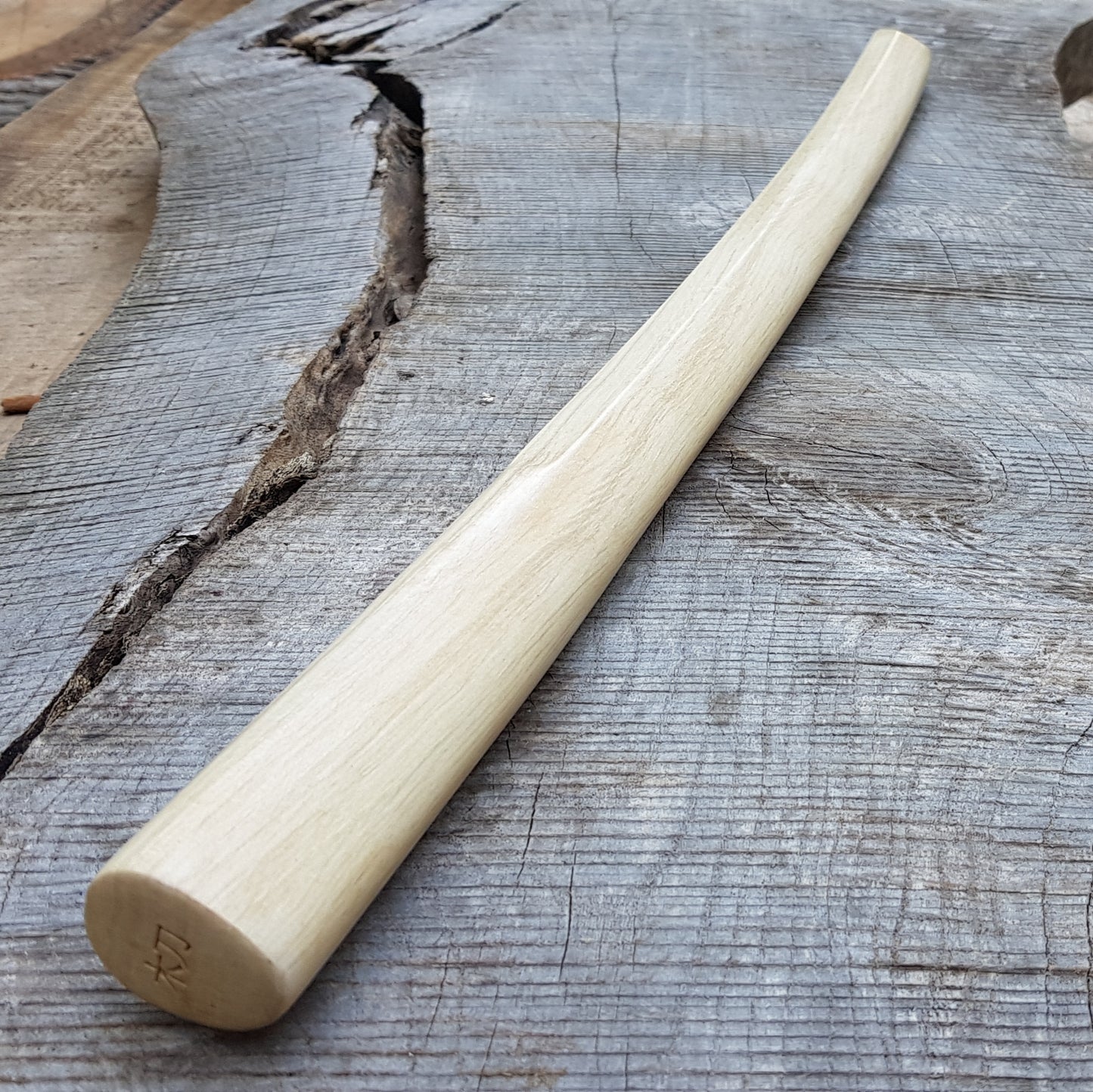 Wakizashi - Japanese Small Wooden Sword 68 cm (27") - European Hornbeam