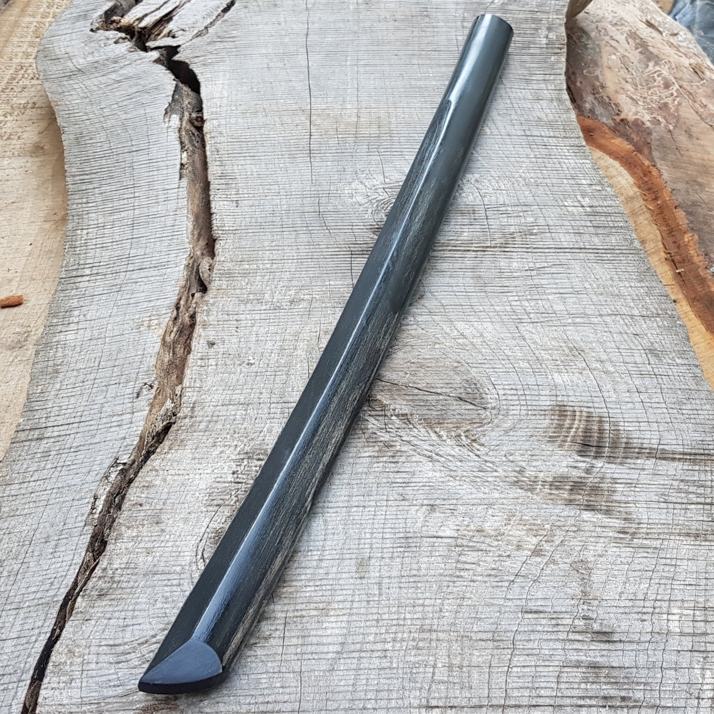 Wakizashi - Japanese Small Wooden Sword 68 cm (27") - European Hornbeam