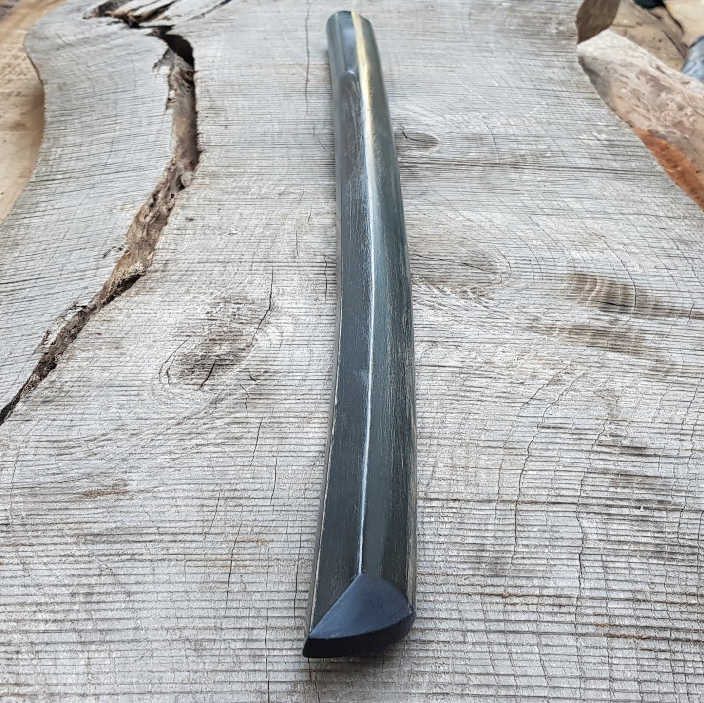 Wakizashi - Japanese Small Wooden Sword 68 cm (27") - European Hornbeam