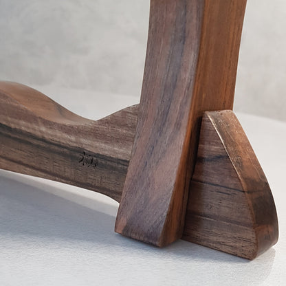 Handcrafted wooden sword display stand – perfect for katanas and collectibles