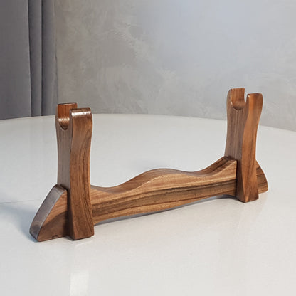 Handcrafted wooden sword display stand – perfect for katanas and collectibles