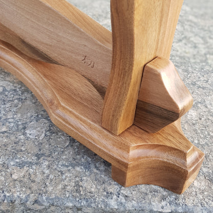 Durable wooden sword holder for samurai swords, katanas, and decorative blades