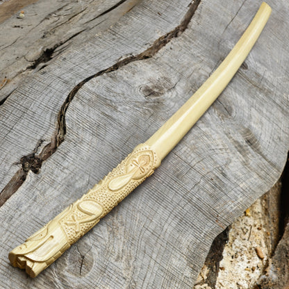 Wooden Bokken Daito Deluxe Dragon 102 (40.1") cm - Aikido, Kenjutsu -  European Hornbeam
