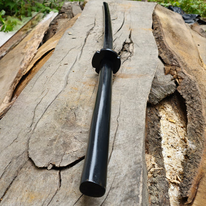 Wooden Long Chinese two-handed wushu sword Miao Dao 150 cm (59") - Robinia Wood
