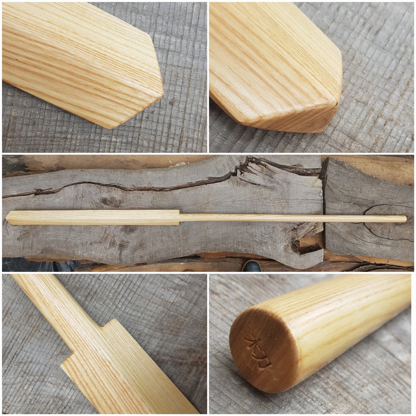 Eku wooden paddle 170 cm (67") - European Ash