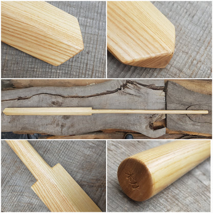 Eku wooden paddle 170 cm (67") - European Ash