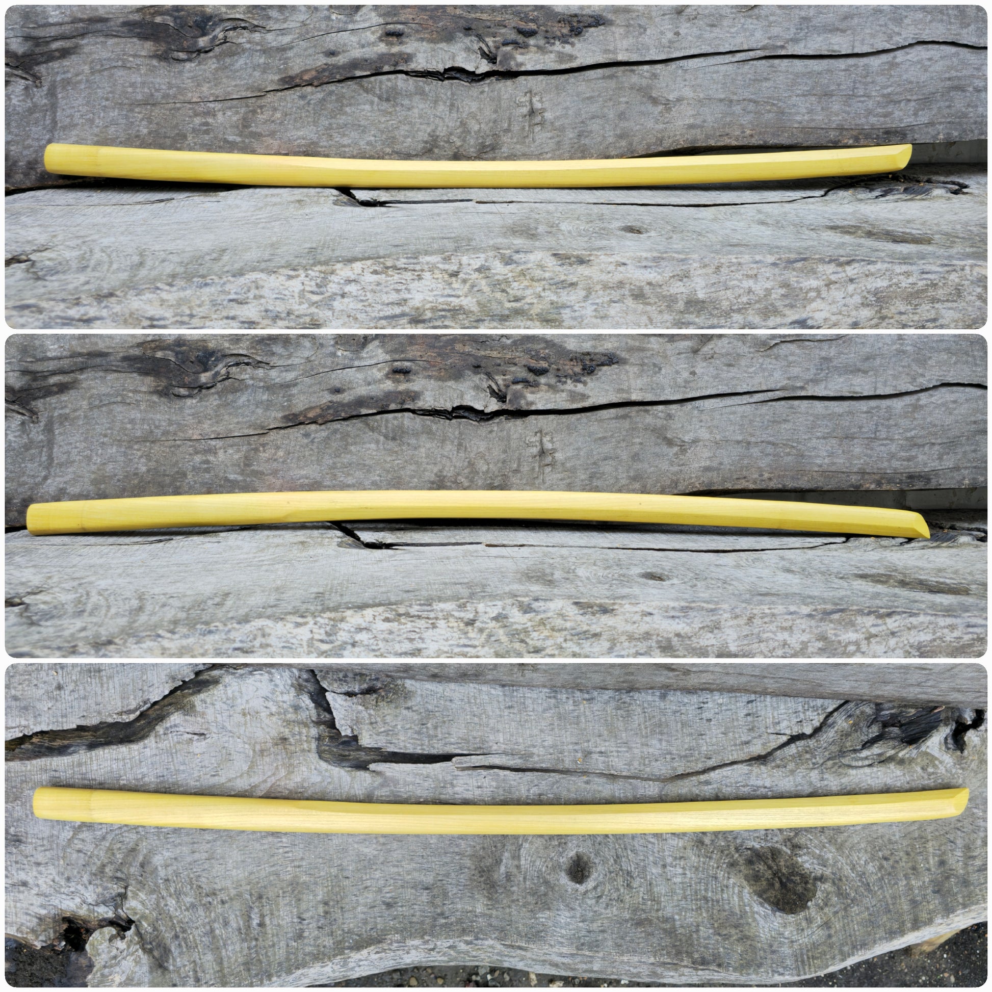 Premium wooden bokken for martial arts training, designed for kendo, aikido, and samurai practice