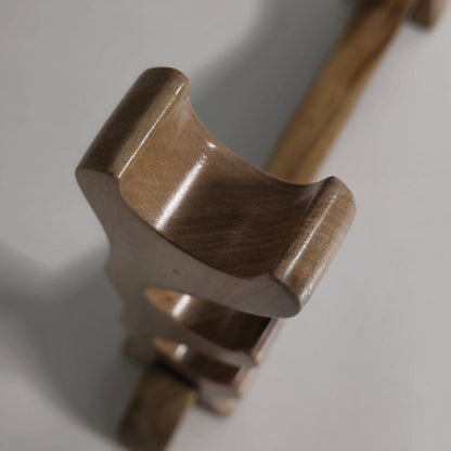 Elegant wooden stand for sword display – ideal for collectors and martial artists