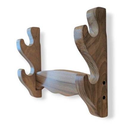 Durable wooden sword holder for samurai swords, katanas, and decorative blades