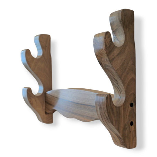 Durable wooden sword holder for samurai swords, katanas, and decorative blades