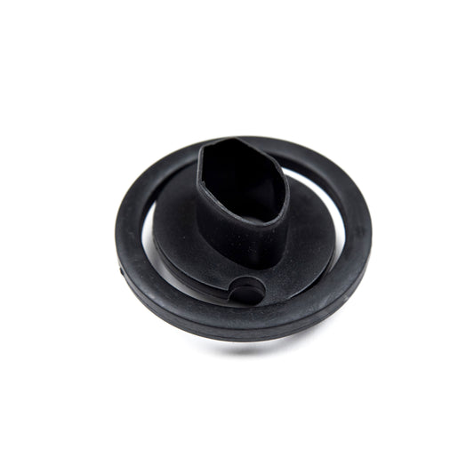Patterned rubber tsuba and dome for wooden bokken