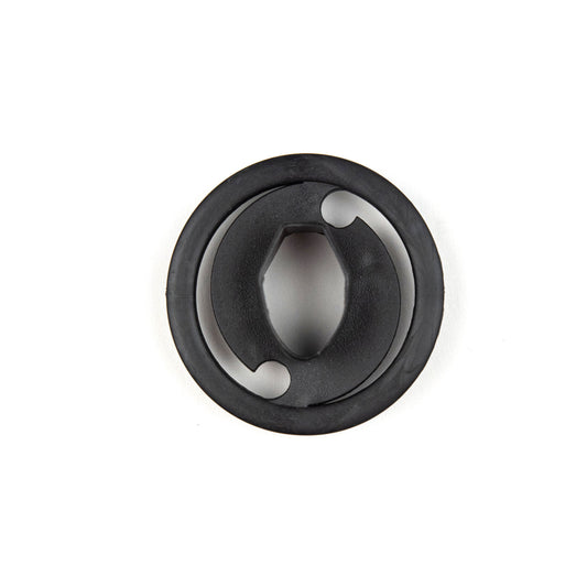 Patterned rubber tsuba and dome for wooden bokken