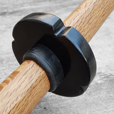 Wooden tsuba (garda) for bokken - Natural Wood European Hornbeam