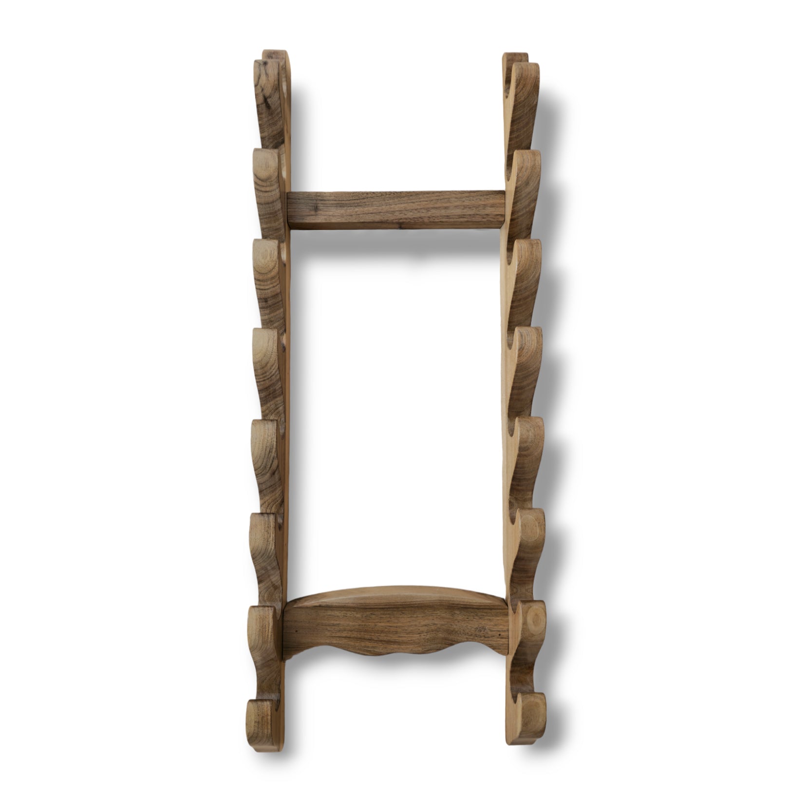 Wooden Katana Bokken wall rack for martial arts swords