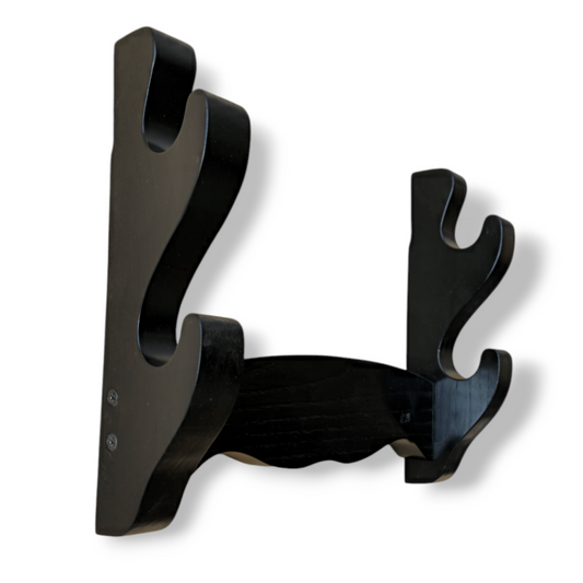 Handcrafted wooden sword display stand – perfect for katanas and collectibles