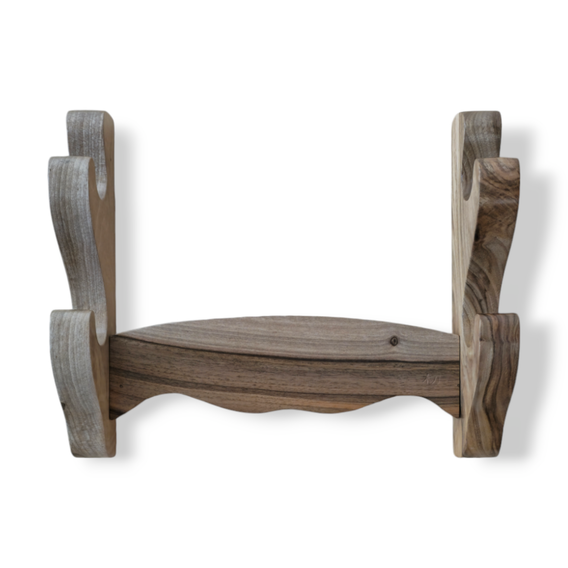 Durable wooden sword holder for samurai swords, katanas, and decorative blades