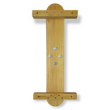 Makiwara - Wall mounted - Wooden padded striking post -  two levels (73 cm (28.7") x 10 cm (3.9"))