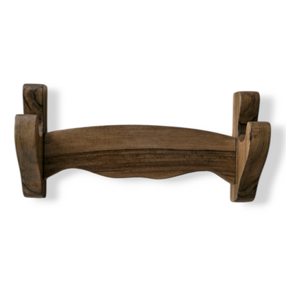 Durable wooden sword holder for samurai swords, katanas, and decorative blades