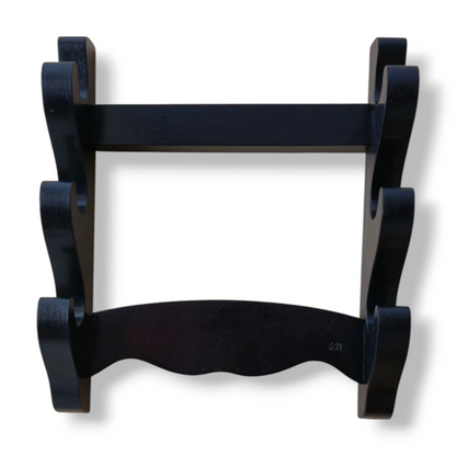 Handcrafted wooden sword display stand – perfect for katanas and collectibles