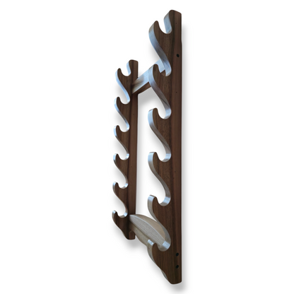 Premium wooden sword stand for katana, samurai, and collectible swords