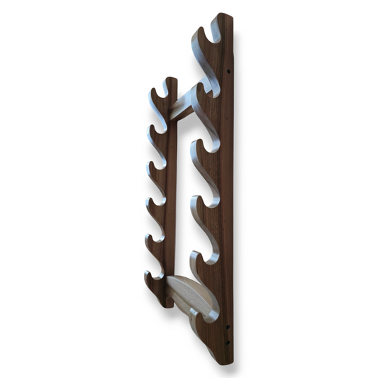Premium wooden sword stand for katana, samurai, and collectible swords