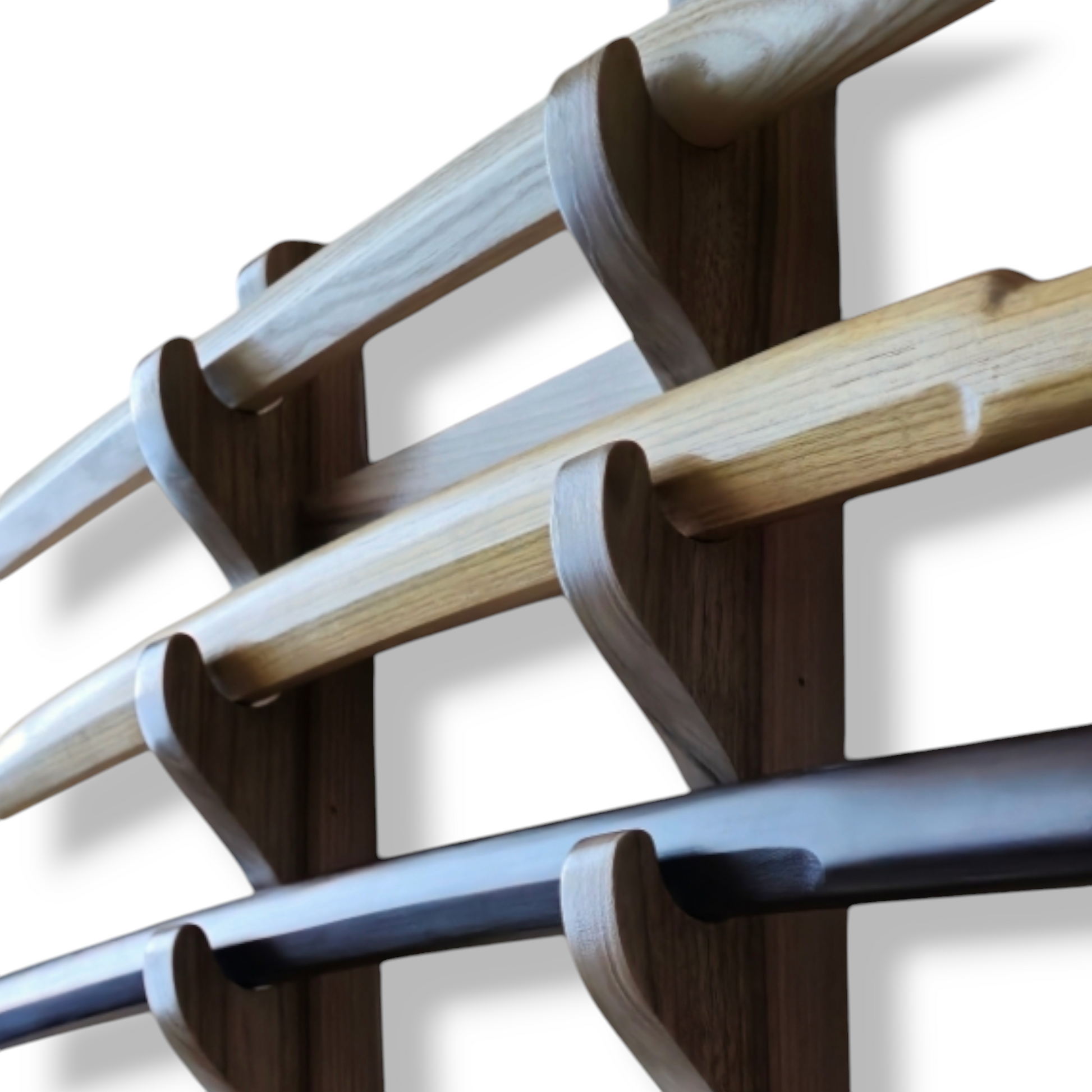 Premium wooden sword stand for katana, samurai, and collectible swords
