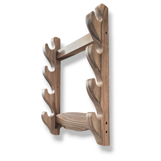 Wooden Katana & Bokken wall rack for martial arts swords
