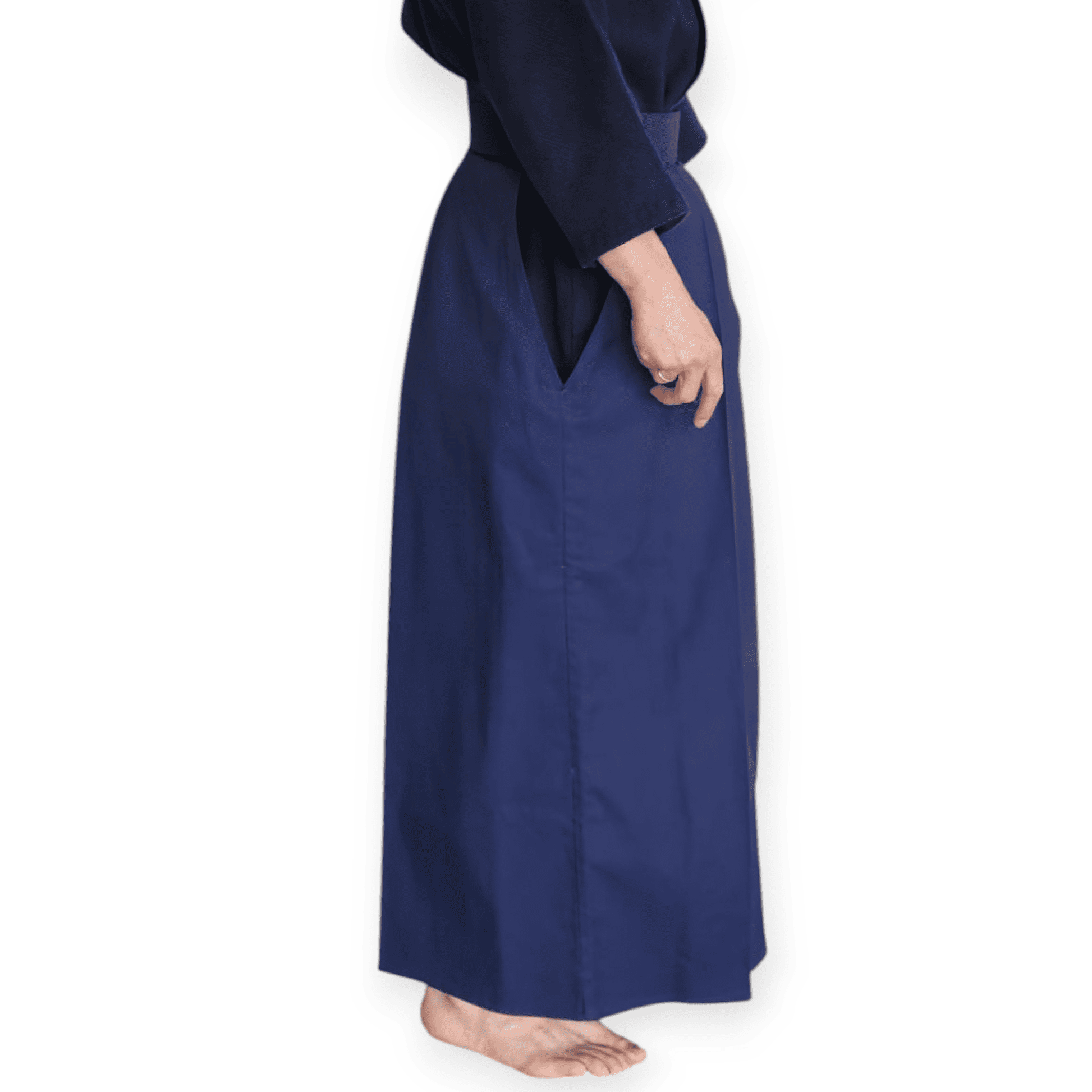 Japanese Hakama with Hook and Loop Fastener - Budo - Aikido