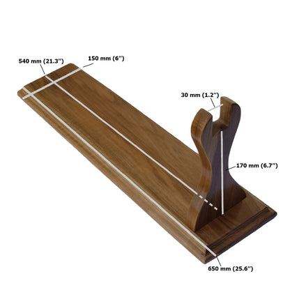 Stand for The Submachine Thompson (Tommy Gun) - Natural Wood