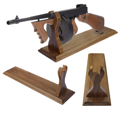 Stand for The Submachine Thompson (Tommy Gun) - Natural Wood
