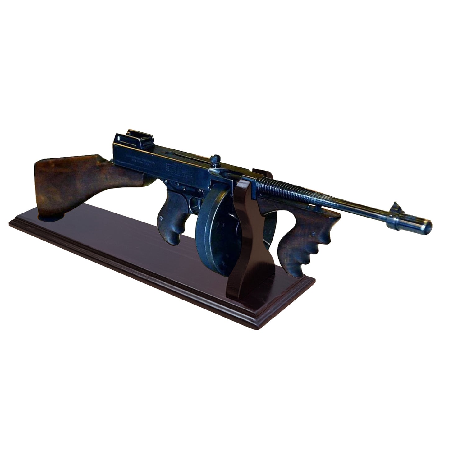 Stand for The Submachine Thompson (Tommy Gun) - Natural Wood