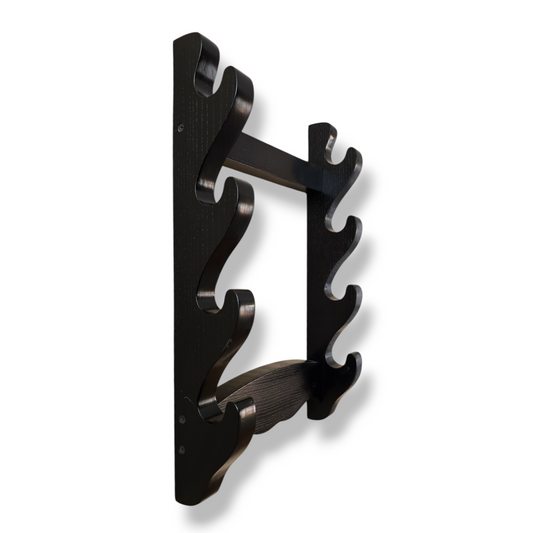 Wooden Katana & Bokken wall rack for martial arts swords