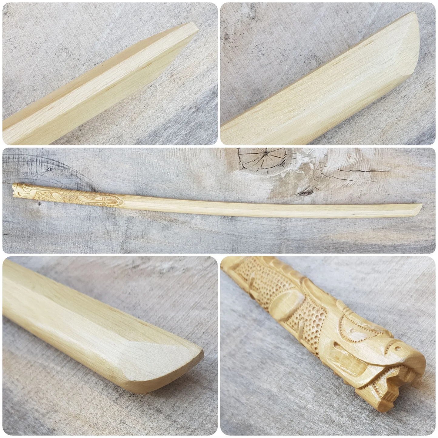 Bokken Deluxe Dragon 102 (40,1") см - Айкідо, Кендзюцу - Європейський граб