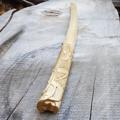 Bokken Deluxe Dragon 102 (40,1") см - Айкідо, Кендзюцу - Європейський граб