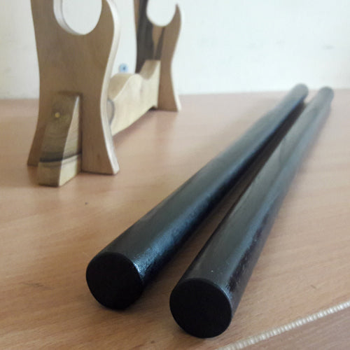 Short pair sticks Arnis Kali Eskrima Wing Chun Silat - European Hornbeam
